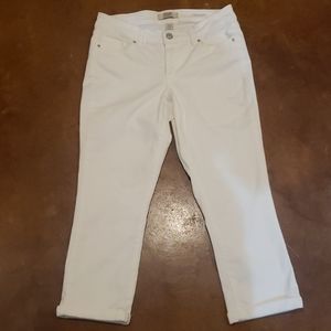 White Vintage America Blues boho crop size 6